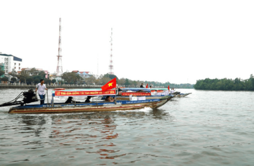Kiên Giang: Thả hơn 2 triệu con giống tái tạo…