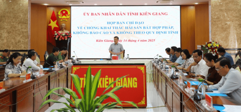 Kiên Giang họp giao ban Ban Chỉ đạo chống khai thác IUU